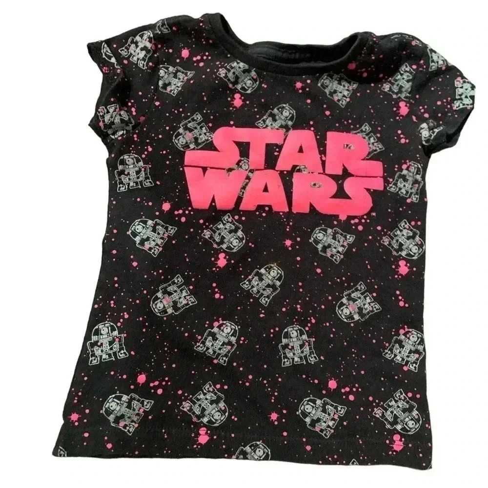 (5 for $25) Disney Star Wars tee, size 4, EUC